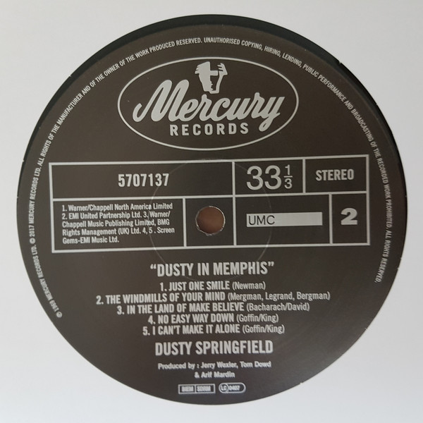 Dusty Springfield - Dusty In Memphis | Mercury (5707137) - 4