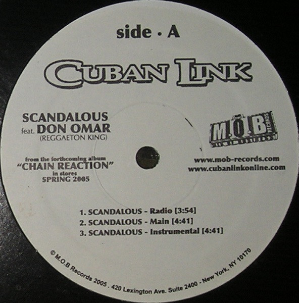 Cuban Link - Scandalous / Sugar Daddy | Men of Business Records (LINK-001) - main