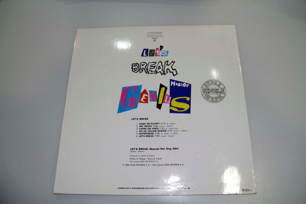 Master Genius - Let's Break | Cook Records (0-33-001) - 2
