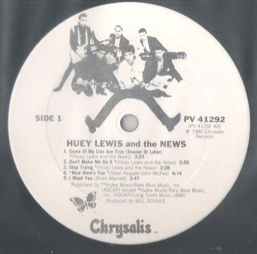 Huey Lewis & The News - Huey Lewis And The News | Chrysalis (PV 41292) - 3 Huey Lewis & The News - Huey Lewis And The News | Chrysalis (PV 41292) - 3