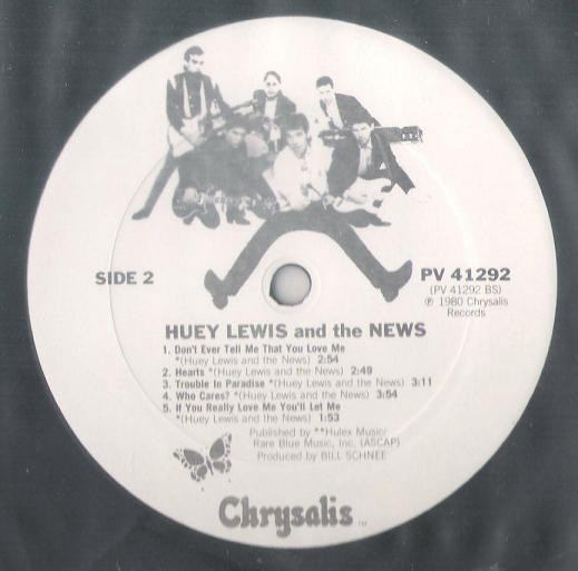 Huey Lewis & The News - Huey Lewis And The News | Chrysalis (PV 41292) - 4 Huey Lewis & The News - Huey Lewis And The News | Chrysalis (PV 41292) - 4