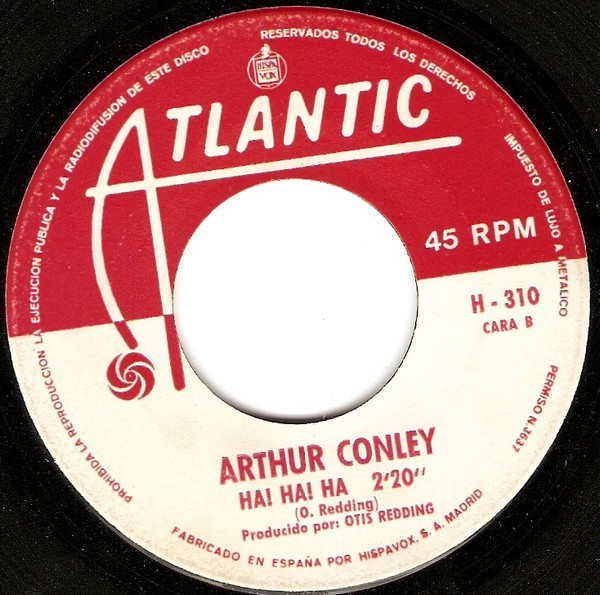 Arthur Conley - Funky Street / Ha! Ha! Ha! | Atlantic (H 310) - 4
