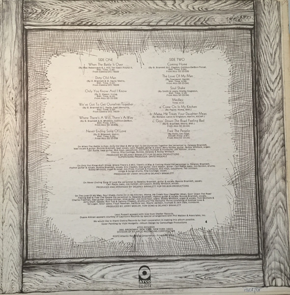 Delaney & Bonnie - The Best Of Delaney & Bonnie | ATCO Records (SD 7014) - 2