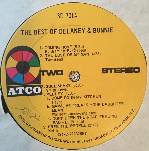 Delaney & Bonnie - The Best Of Delaney & Bonnie | ATCO Records (SD 7014) - 4 Delaney & Bonnie - The Best Of Delaney & Bonnie | ATCO Records (SD 7014) - 4