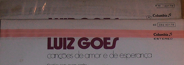 Luiz Goes - Canções De Amor E De Esperança | Columbia (8E 064 40179) - 3