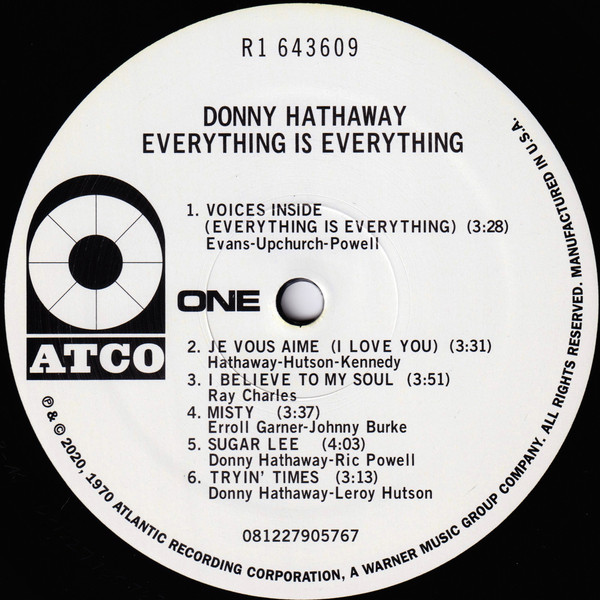 Donny Hathaway - Everything Is Everything | ATCO Records (R1 643609) - 3 Donny Hathaway - Everything Is Everything | ATCO Records (R1 643609) - 3