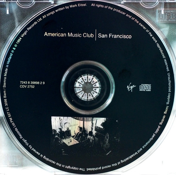 American Music Club - San Francisco | Virgin (CDV 2752) - 3