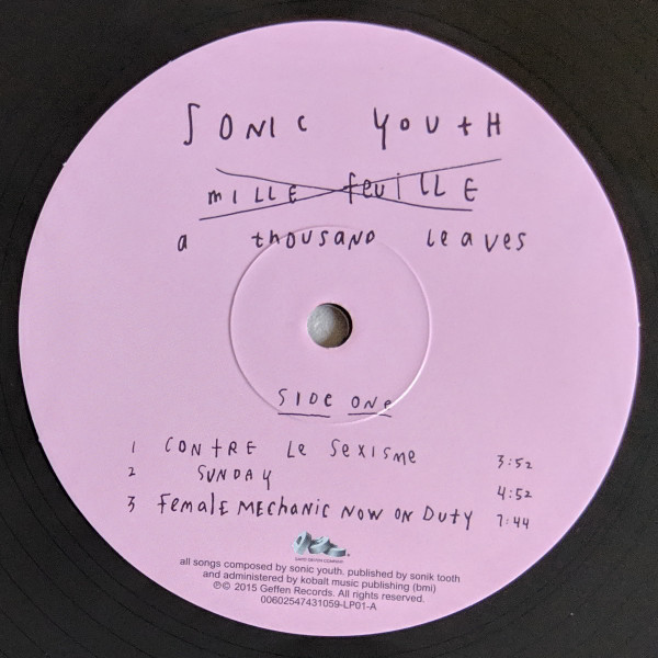Sonic Youth - A Thousand Leaves | DGC (00602547431042) - 3 Sonic Youth - A Thousand Leaves | DGC (00602547431042) - 3