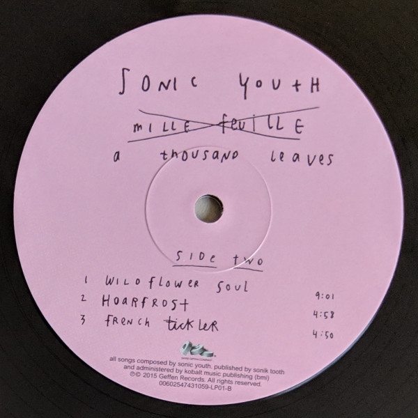 Sonic Youth - A Thousand Leaves | DGC (00602547431042) - 4 Sonic Youth - A Thousand Leaves | DGC (00602547431042) - 4