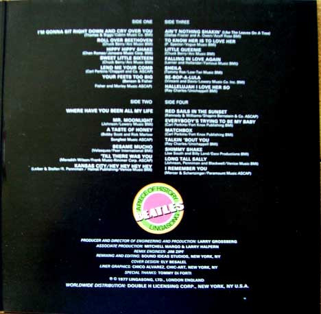 The Beatles - Live! At The Star-Club In Hamburg, Germany; 1962. | Lingasong (LS-2-7001) - 2 The Beatles - Live! At The Star-Club In Hamburg, Germany; 1962. | Lingasong (LS-2-7001) - 2