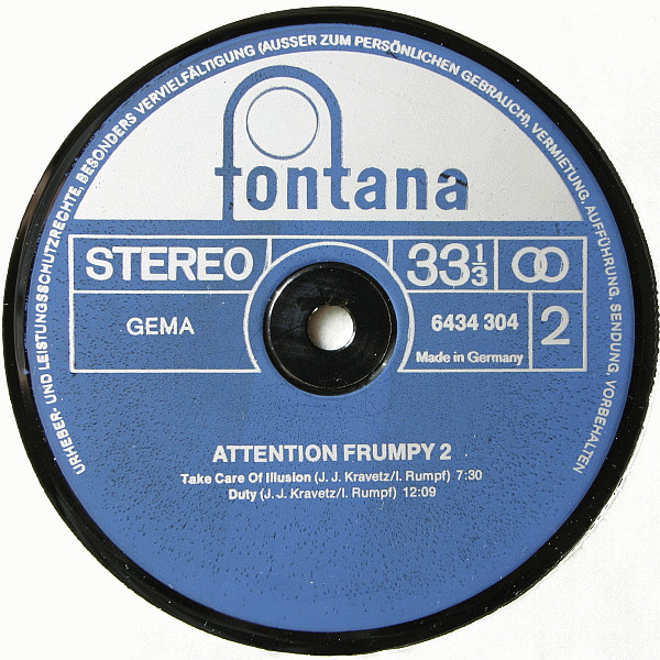 Frumpy - Attention! Frumpy 2 | Fontana (6434 304) - 4