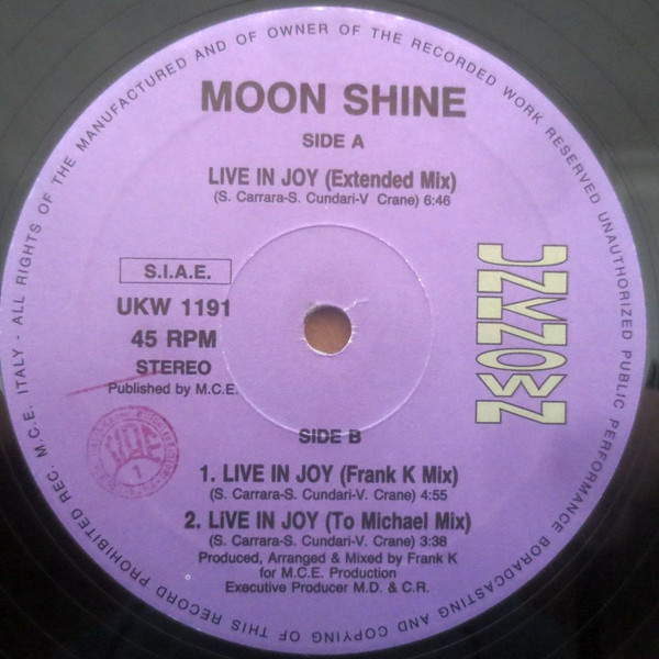Moon Shine - Live In Joy | Unknown (UKW 1191)