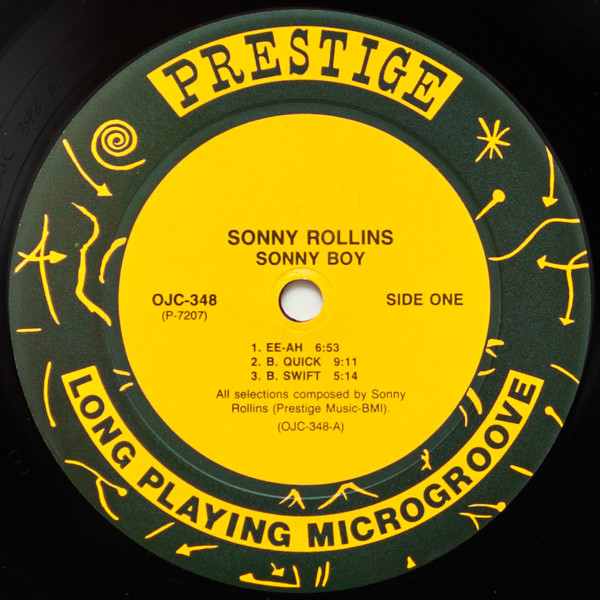 Sonny Rollins - Sonny Boy | Original Jazz Classics (OJC-348) - 3