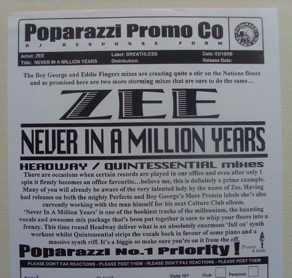 Zee Cowling - Never In A Million Years | Breathless Records (BRTH 001 PT) - 4 Zee Cowling - Never In A Million Years | Breathless Records (BRTH 001 PT) - 4