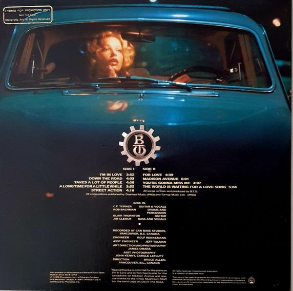 Bachman-Turner Overdrive - Street Action | Mercury (SRM 1-3713) - 2