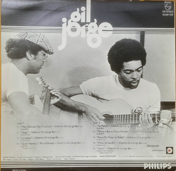 Gilberto Gil & Jorge Ben - Gil & Jorge | Philips (6349.139) - 2