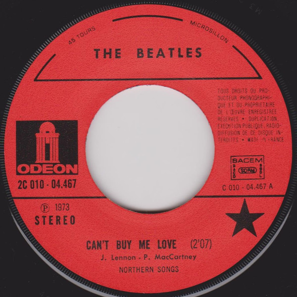 The Beatles - Can't Buy Me Love /  You Can't Do That | Odeon (2C 010-04.467) - 3
