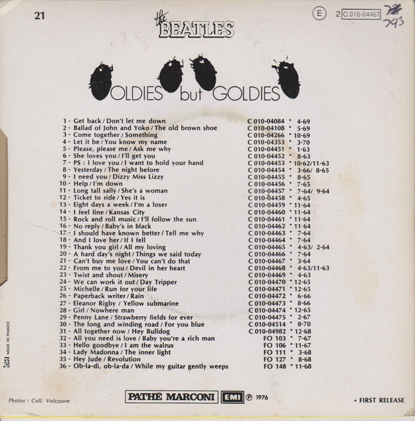 The Beatles - Can't Buy Me Love /  You Can't Do That | Odeon (2C 010-04.467) - 2