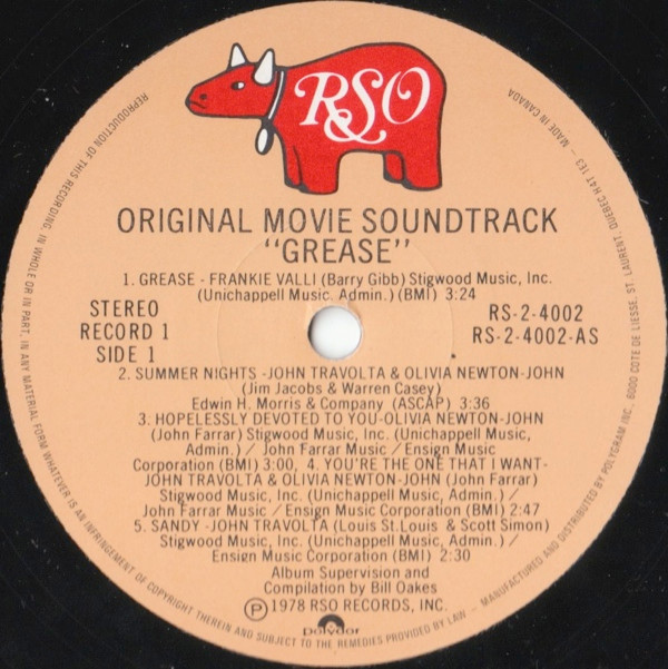 Various - Grease (The Original Soundtrack From The Motion Picture) | RSO (RS-2-4002) - 3 Various - Grease (The Original Soundtrack From The Motion Picture) | RSO (RS-2-4002) - 3