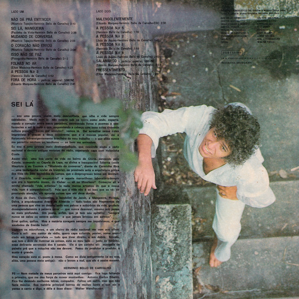 Hermínio Bello De Carvalho - Sei Lá | EMI (EMCB 7004) - 2 Hermínio Bello De Carvalho - Sei Lá | EMI (EMCB 7004) - 2