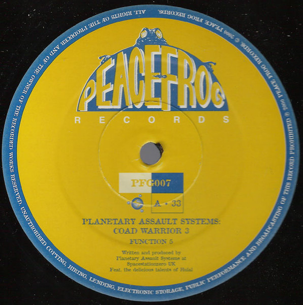 Planetary Assault Systems - Coad Warrior 3 | Peacefrog Records (PFG007)