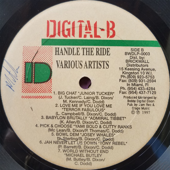Various - Handle The Ride | Digital-B (BWDLP-0003) - 4 Various - Handle The Ride | Digital-B (BWDLP-0003) - 4
