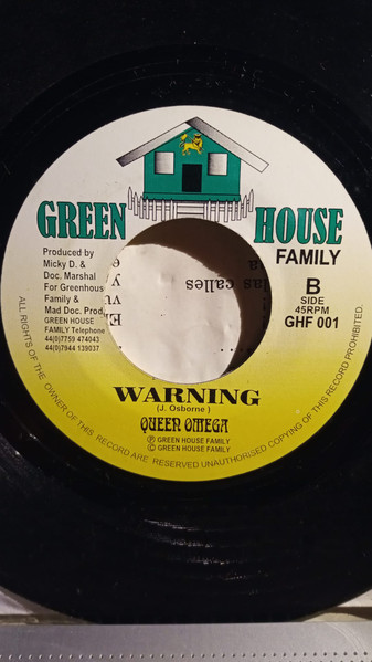 Queen Omega , Sizzla , Capleton - Warning | Green House Family (GHF 001) - 2