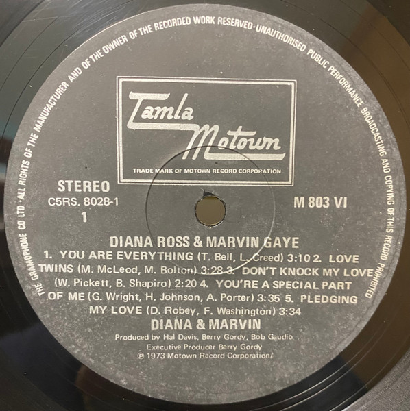 Diana Ross & Marvin Gaye - Diana & Marvin | Tamla Motown (M 803 V1) - 4 Diana Ross & Marvin Gaye - Diana & Marvin | Tamla Motown (M 803 V1) - 4