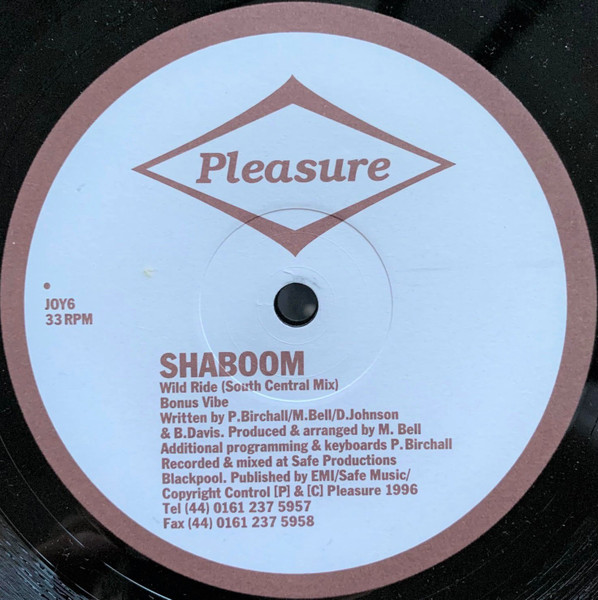Shaboom - Wild Ride | Pleasure (JOY6) - main