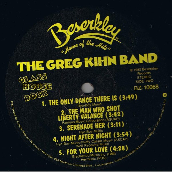 Greg Kihn Band - Glass House Rock | Beserkley (BZ-10068) - 4 Greg Kihn Band - Glass House Rock | Beserkley (BZ-10068) - 4