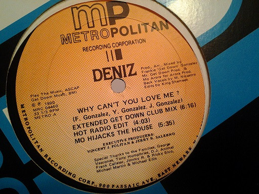 Deniz - Why Can't You Love Me? | Metropolitan Recording Corporation (MRC 04460) - 2 Deniz - Why Can't You Love Me? | Metropolitan Recording Corporation (MRC 04460) - 2