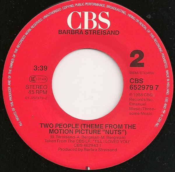 Barbra Streisand And Don Johnson - Till I Loved You | CBS (CBS 652979 7) - 4 Barbra Streisand And Don Johnson - Till I Loved You | CBS (CBS 652979 7) - 4