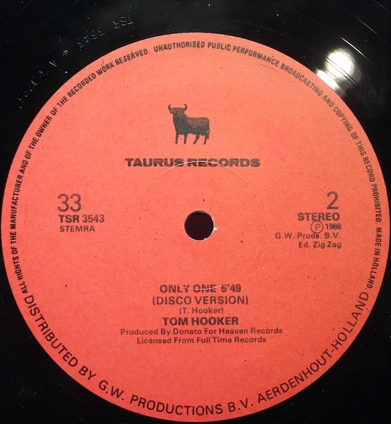Tom Hooker - Only One | Taurus Records (TSR 3543) - 3 Tom Hooker - Only One | Taurus Records (TSR 3543) - 3