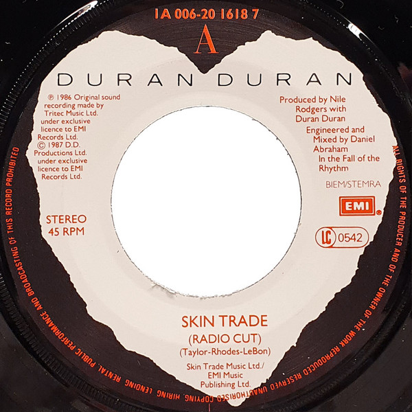 Duran Duran - Skin Trade | EMI (1A 006 20 1618 7) - 3