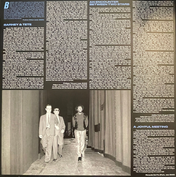 Barney Wilen Quartet Feat. Tete Montoliu - Barney And Tete (Grenoble '88) | Elemental Music (5990538) - 2 Barney Wilen Quartet Feat. Tete Montoliu - Barney And Tete (Grenoble '88) | Elemental Music (5990538) - 2