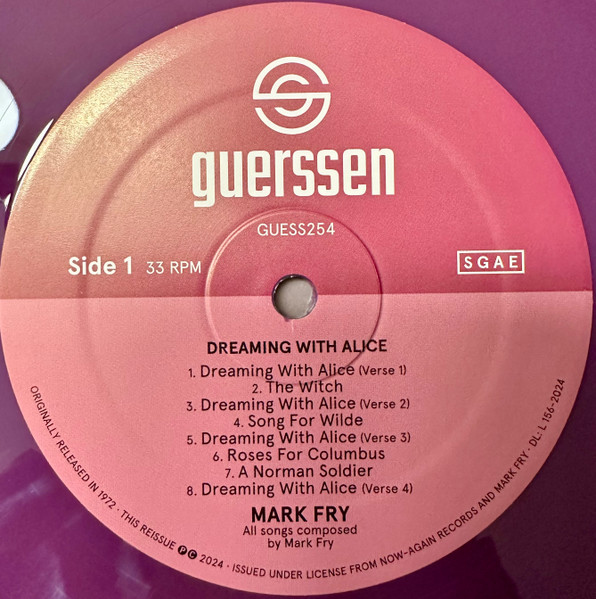 Mark Fry - Dreaming With Alice | Guerssen (GUESS254) - 4