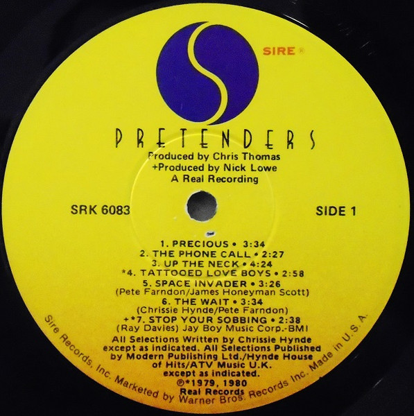 The Pretenders - Pretenders | Sire (SRK 6083) - 3 The Pretenders - Pretenders | Sire (SRK 6083) - 3