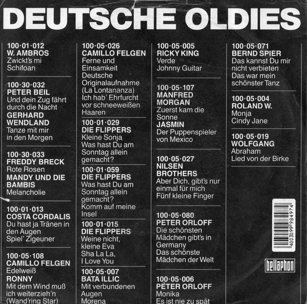 Wolfgang Ambros - Zwickt's Mi / Schifoan | Bellaphon (100-01-012) - 2