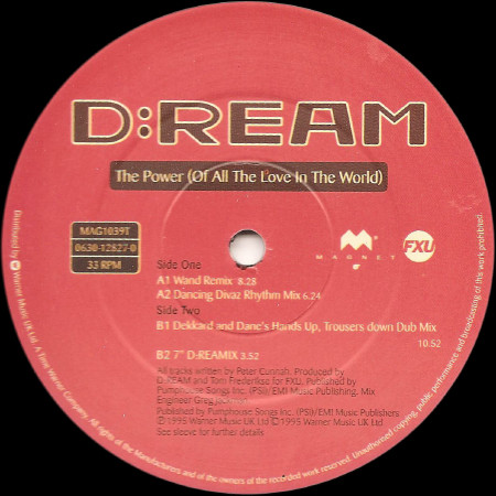 D:Ream - The Power (Of All The Love In The World) | Magnet (MAG1039T) - 3 D:Ream - The Power (Of All The Love In The World) | Magnet (MAG1039T) - 3