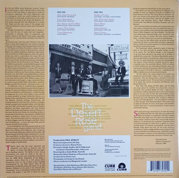 Desert Rose Band - The Desert Rose Band | Curb Records (CURB 77570.1) - 2 Desert Rose Band - The Desert Rose Band | Curb Records (CURB 77570.1) - 2