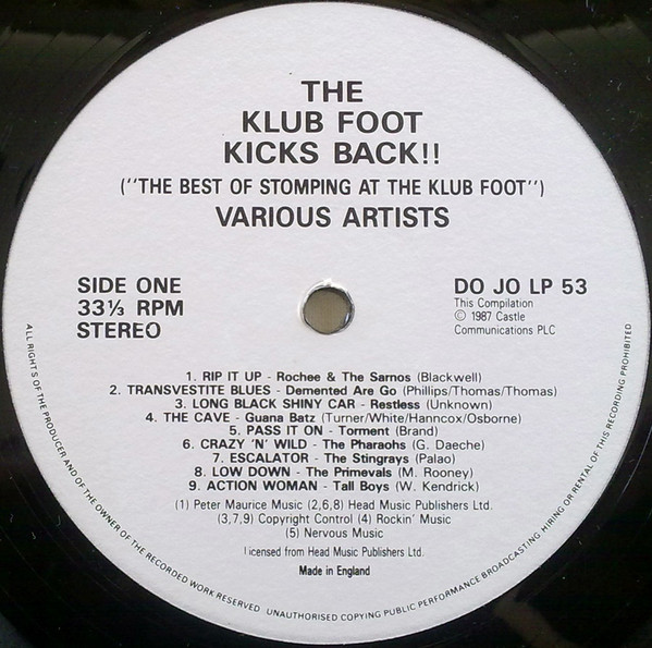 Various - The Klub Foot Kicks Back | Dojo (DOJOLP53) - 3 Various - The Klub Foot Kicks Back | Dojo (DOJOLP53) - 3
