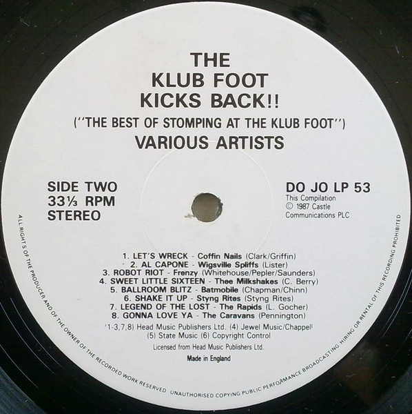 Various - The Klub Foot Kicks Back | Dojo (DOJOLP53) - 4 Various - The Klub Foot Kicks Back | Dojo (DOJOLP53) - 4