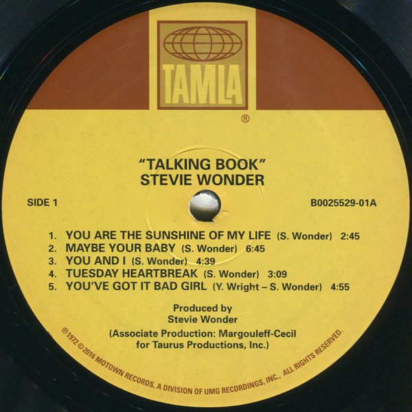 Stevie Wonder - Talking Book | Tamla (B0025529-01) - 3 Stevie Wonder - Talking Book | Tamla (B0025529-01) - 3