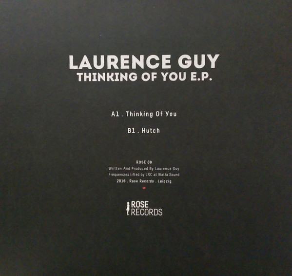 Laurence Guy - Thinking Of You EP | Rose Records (ROSE 09) - 2 Laurence Guy - Thinking Of You EP | Rose Records (ROSE 09) - 2