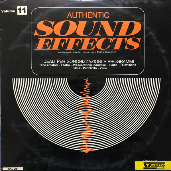 Jac Holzman - Authentic Sound Effects Volume 11 - Parigi + Venezia | Vedette Records (EKL 261) - main Jac Holzman - Authentic Sound Effects Volume 11 - Parigi + Venezia | Vedette Records (EKL 261) - main