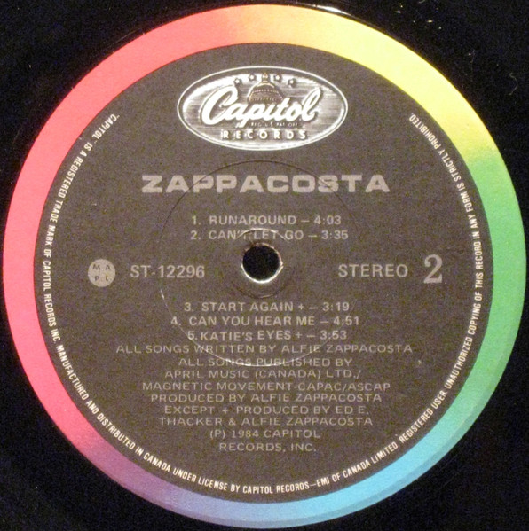 Zappacosta - Zappacosta | Capitol Records (ST-12296) - 4 Zappacosta - Zappacosta | Capitol Records (ST-12296) - 4