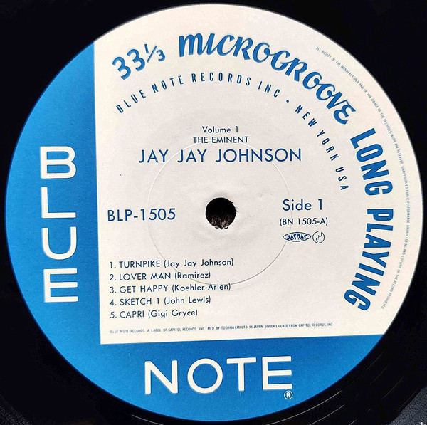 J.J. Johnson - The Eminent Jay Jay Johnson Volume 1 | Blue Note (BLP 1505) - 3 J.J. Johnson - The Eminent Jay Jay Johnson Volume 1 | Blue Note (BLP 1505) - 3