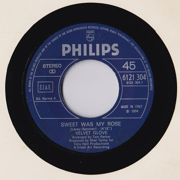 Velvet Glove - Sweet Was My Rose | Philips (6121 304) - 3