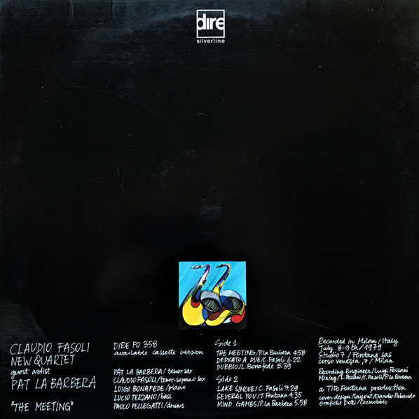 Claudio Fasoli New Quartet , Pat LaBarbera - The Meeting | Dire (FO 358) - 4