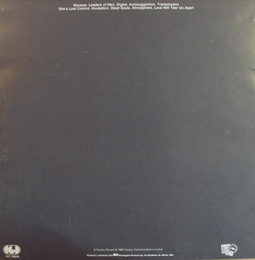 Joy Division - Substance | CGD (INT 20840) - 2 Joy Division - Substance | CGD (INT 20840) - 2